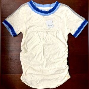 Free People Scrunch sides Tee